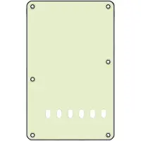Boston BP-313-M back plate, string spacing 11,2mm, 3 ply, standard Stallion, 86x138mm, mint