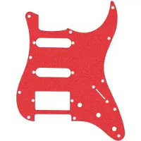Boston ST3SSH-SR pickguard, Stallion, 3 ply, SSH, sparkling red