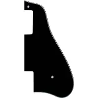 Boston JZ3-B pickguard, 335-model, black, 3 ply
