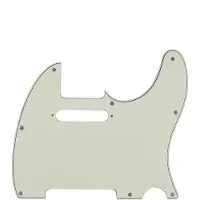 Fender 992154000 pickguard Standard Tele, 8 screw holes, 3-ply, mint green