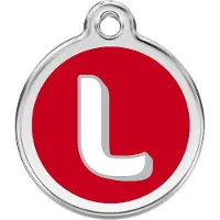 Red Dingo Hondenpenning 20 mm letter L