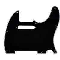 Fender 991356000 pickguard Standard Tele, 8 screw holes, 3-ply, black