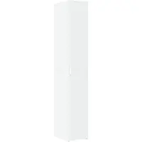 vidaXL Hoge kast, wit, 30x42,5x185 cm, houtvezel