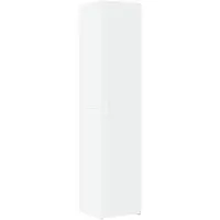 vidaXL Hoge kast 40x42,5x185 cm bewerkt hout wit