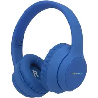 IMoshion Draadloze Kinderkoptelefoon LED Light - Decibelbegrenzer - Met AUX kabel - Cobalt Blue
