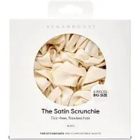 Vegan Boost Satin Scrunchies Nude Big Size - 6pcs