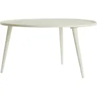 Light & Living Ronde Bijzettafel Babina - 68cm - Crème