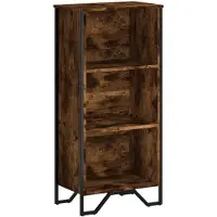 vidaXL Boekenkast 50x31x106 cm bewerkt hout gerookt eikenkleurig