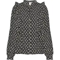 ONLY ONLLUSIA LIFE LS V-NECK TOP WVN CS Dames Top - Maat L