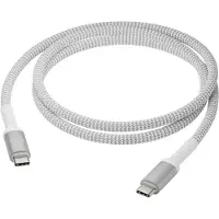 Ginza.se - Braided USB-C to USB-C Cable - 1.2m - Grey
