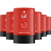 Schwarzkopf Styling Gel V12 - Haarstyling - Haargel - Sterke Fixatie - Korte Haartypes - Voordeelverpakking - 6x 300 ml