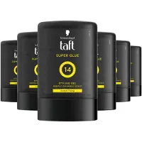Taft Men Power Gel Super Glue Hold 14 - Haarstyling - Haargel - Sterke Fixatie - Voordeelverpakking - 6x 300 ml