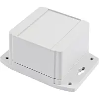 Hammond Electronics 1555E2F42GY Universele behuizing 90 x 90 x 38 Polycarbonaat Lichtgrijs 1 stuk(s)