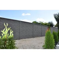 Intergard Beton schutting Modernstone dubbelzijdig 200x200cm