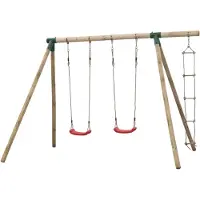 Intergard Houten speeltoestel houten schommel Charlie 340x220x220 cm