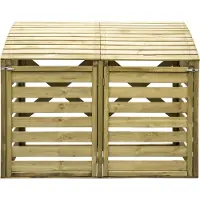 Intergard Kliko ombouw container ombouw klikoberging klikokast containerberging dubbel 156x122x92cm