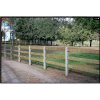 Intergard Betonpaal Post & Rail hekwerk 230cm