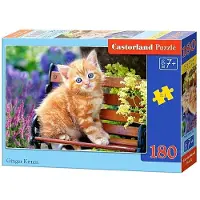 Castorland legpuzzel Ginger Kitten 180 stukjes