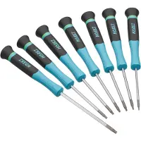 Hazet Elektronica schroevendraaiers 811EL-T/7 · Binnen-TORX-profiel · 7-delig · T5 · T6 · T7 · T8 · T9 · T10 · T15