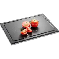 GEFU SLIZE Snijplank Medium – 37 x 25 cm – Met Sapgeul – Duurzaam Houtcomposiet