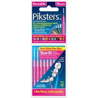 Piksters Ragers Size 00 Roze - 10 Stuks