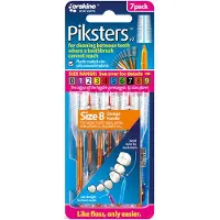 Piksters Ragers Recht Size 8 Oranje - 7 Stuks