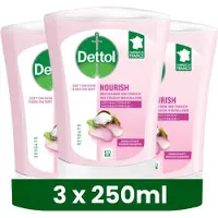 Dettol No Touch Refill Sheabutter 250ML - 3 Stuks - Voordeelverpakking