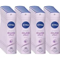 Nivea Deospray Women  Double Effect 150 ml - Voordeelverpakking 24 stuks