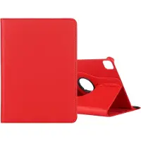 Rico Vitello Hoesje geschikt voor Apple iPad pro 11 2020 inch 360° Draaibare Wallet case /flipcase stand/ hardcover achterzijde/ kleur Rood