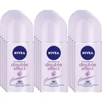 Nivea Double Effect Deodorant Roller - 12 x 50 ml - Voordeelverpakking