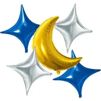Folat - Folieballonnen set 'Eid Mubarak' - 5 stuks