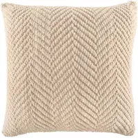 Tiseco - Kussen (gevuld) RENEE - Gebreide look - 45x45 cm, ivoor