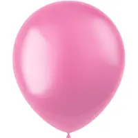 Folat Ballonnen Radiant Bubblegum Pink Metallic 33cm - 50 stuks (metallic radiant bubblegum pink)