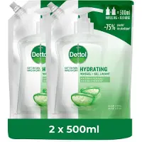 Dettol Refill Hydrating Aloe Vera 500ML - 2 Stuks - Voordeelverpakking