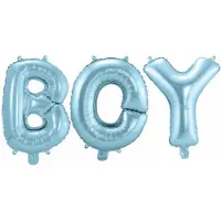 Folat Geboorte Ballonnen Letter Set Boy 36cm