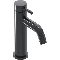 Ivy Aia Bond Eenhendel wastafelmengkraan opbouw model S, coldstart Zwart chroom PVD
