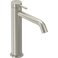 Ivy Aia Bond Eenhendel wastafelmengkraan opbouw model M, coldstart Geborsteld nickel PVD