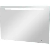 Storke Lucio rechthoekig badkamerspiegel 95 x 65 cm met spiegelverlichting en anti-damp