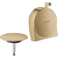 Hansgrohe Exafill S afbouwdeel S badvul-, overloop- en afvoergarnituur, Brushed Bronze