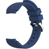 IMoshion Flexibel Siliconen bandje - Universeel 22 mm aansluiting - Donkerblauw