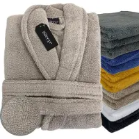 ISleep Terry Badjas - 100% Katoen - Unisex - Maat M - Taupe