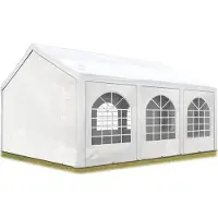 TOOLPORT Partytent 3x6 m, PE 450, wit