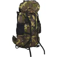 vidaXL Wandelrugzak 60 L camouflage oxford stof groen