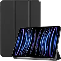 Just in Case Tri-Fold Apple iPad Pro 11 inch (2024) Book Case Zwart