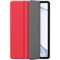 Just in Case Smart Tri-fold Samsung Galaxy Tab S8 Plus / S7 Plus / S7 FE Book Case Rood