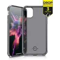 Itskins Coque Transparente Spectrum Noir pour iPhone 11