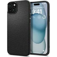 Spigen Liquid Air Backcover voor de Apple iPhone 15 - Matte Black