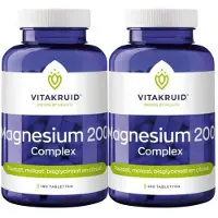 Vitakruid 2x Magnesium 200 Complex 180 tabletten
