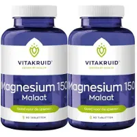 Vitakruid 2x Magnesium Malaat 150 90 tabletten