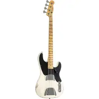 Fender '55 Precision Bass Relic MN Vintage Blonde #R138367 - Elektrische basgitaar